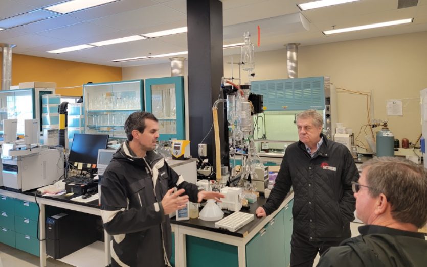 Inside the lab at the Lacombe Research Facility