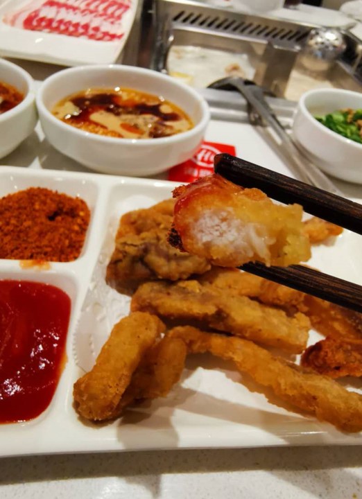 Haidilao’s popular dish Fried Crispy Pork Sticks