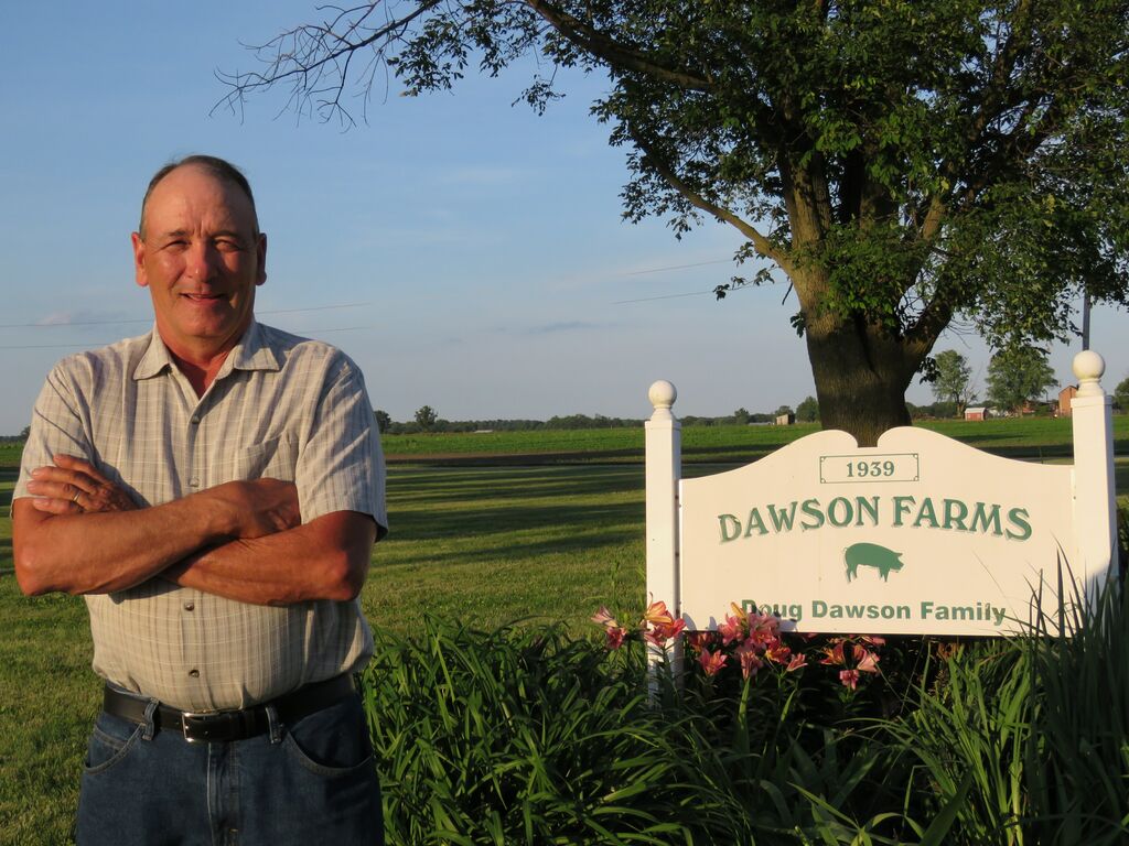 Doug Dawson is a finalist for America's pig farmer of the year
