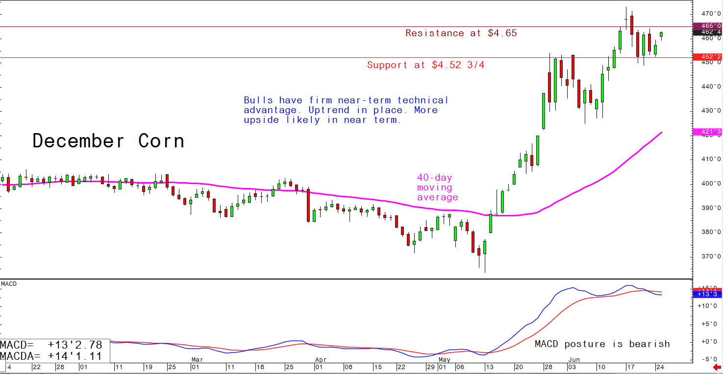 Bulls have firm near-term technical advantage amid price uptrend. Bull flag pattern forms now