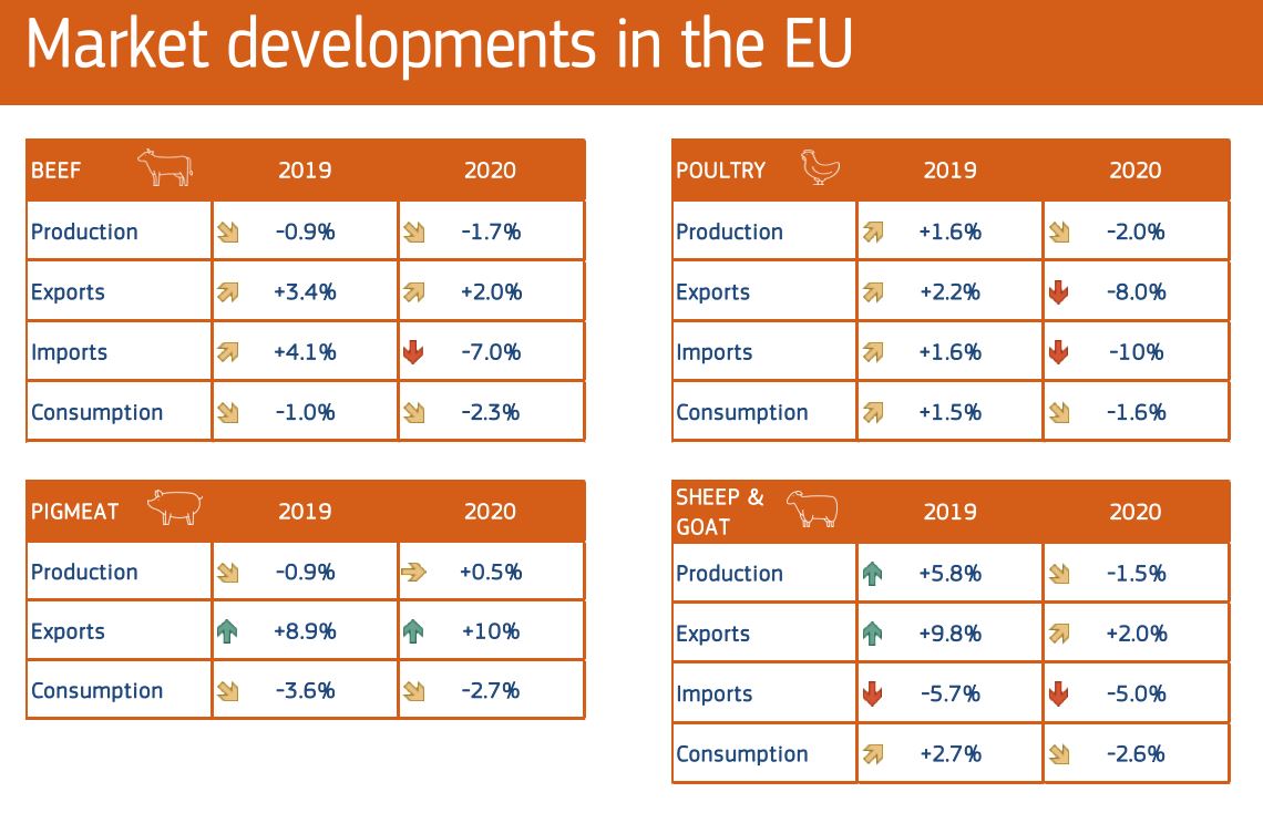 Short-term Outlook for EU Agricultural Markets in 2020 released by the European Commission