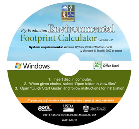 Pork Checkoff, carbon footprint calculator, the pig site,carla wright, world pork expo