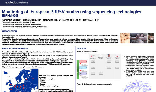 Thermo Fisher Scientific - Monitoring of European PRRSV strains using sequencing technologies