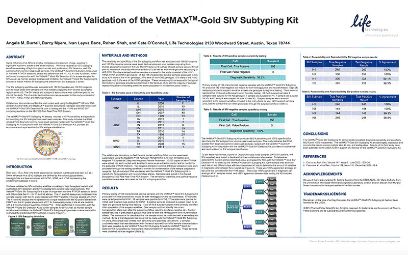 Thermo Fisher Scientific - Development and validation of the VetMAX-Gold SIV subtyping kit