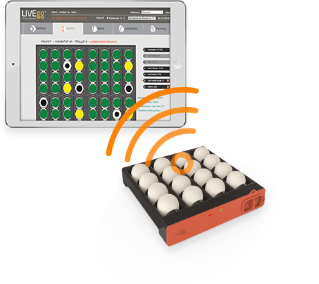 CrystalEgg monitors eggs to check which are fertile and infertile, which are alive or dead and, if there is a mortality, at what time the mortality occurred