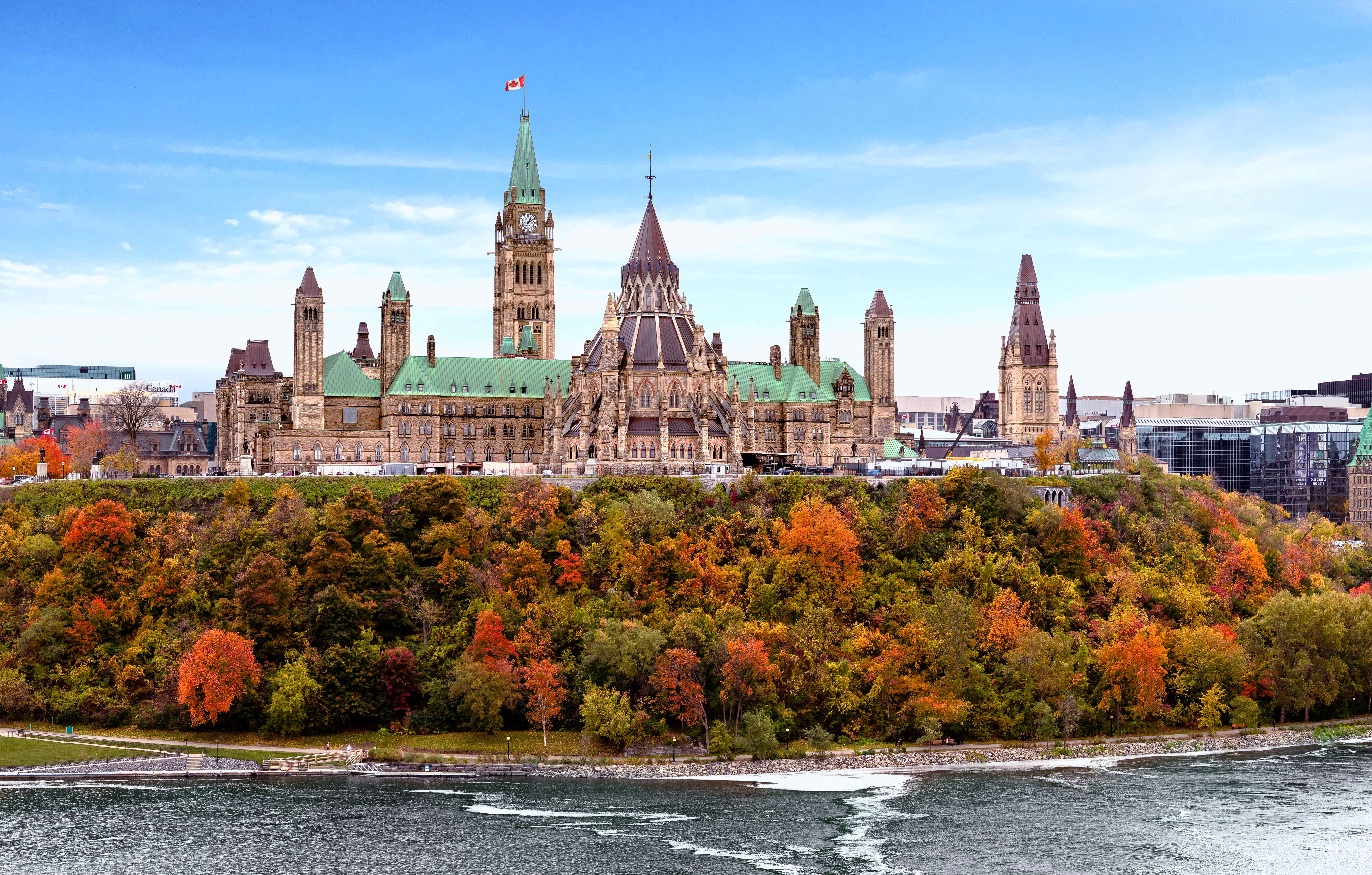 Canada's Parliament Hill in the Autumn