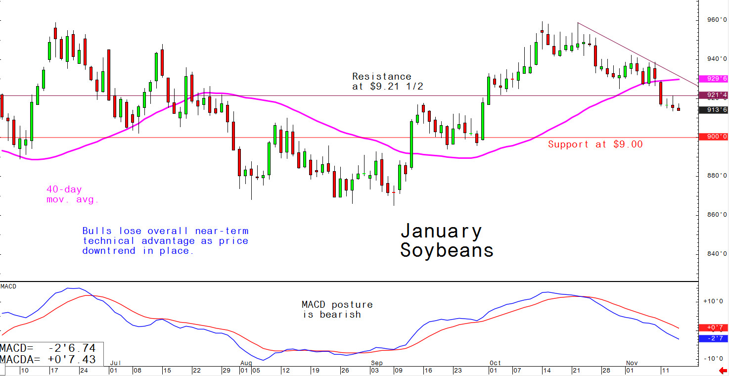 Bulls lose overall near-term technical advantage as price downtrend in place