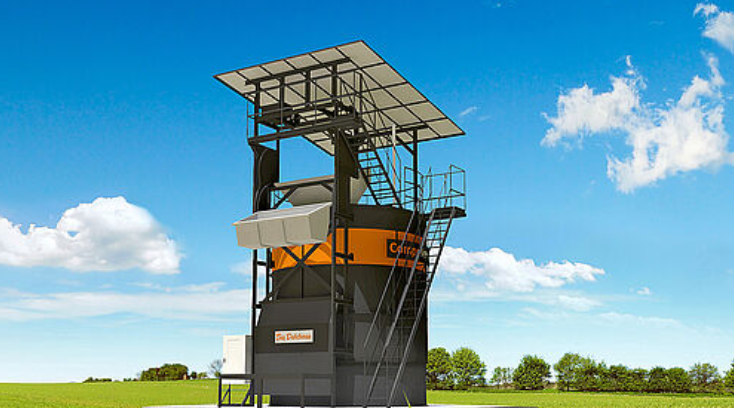 The vertically enclosed high-quality fermenter CompoTower