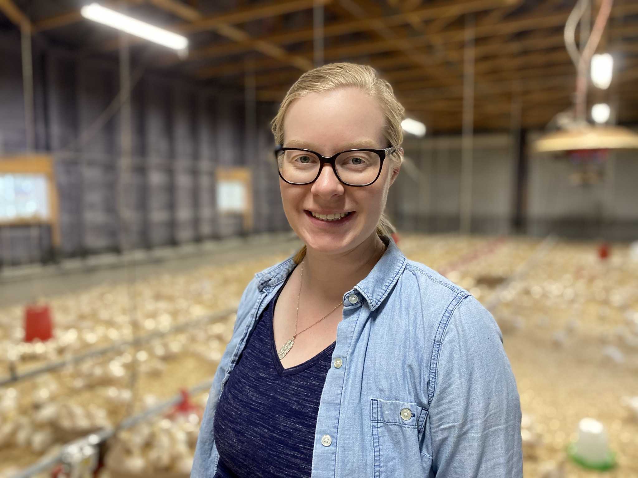 Sam Noble, Poultry Production Specialist at Heifer International's Heifer Ranch in Arkansas, USA