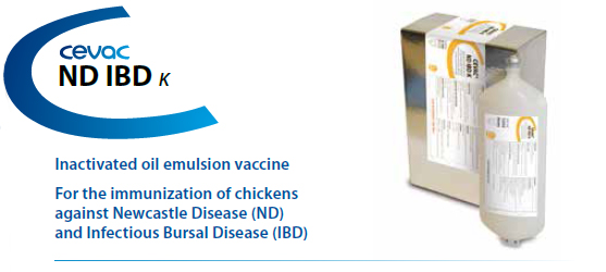CEVAC® ND IBD K - For the immunisation of chickens against Newcastle Disease and Infectious Bursal Disease from CEVA