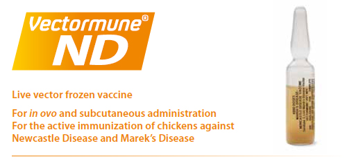 VECTORMUNE® ND - For the active immunization of Chickens against Marek Disease and Newcastle Disease from CEVA SANTE ANIMALE