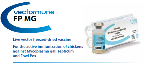 CEVA - VECTORMUNE® FP MG - For the active immunization of Chickens against Fowl Pox and Mycoplasma gallisepticum from CEVA SANTE ANIMALE
