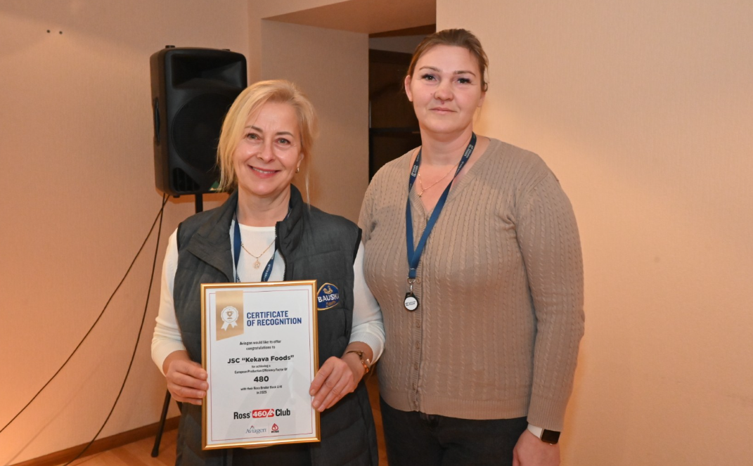 Aviagen Kft awards Kekava Foods for standout Ross 308 welfare and performance, launching new Ross 460 Club